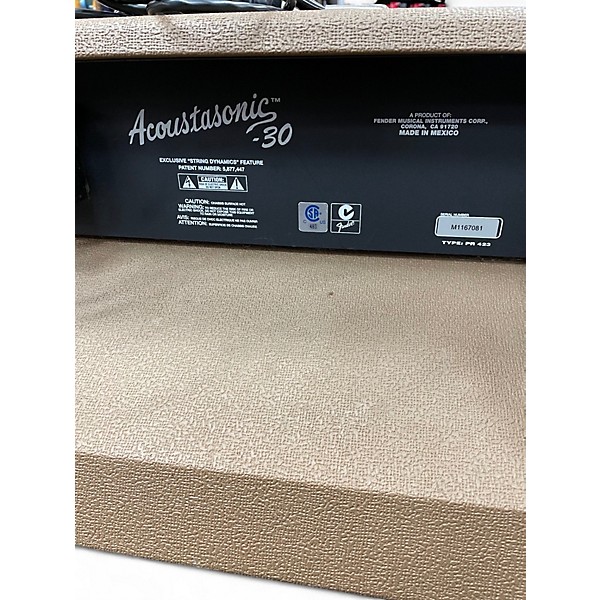 Used Fender Acoustasonic 30 DSP Acoustic Guitar Combo Amp
