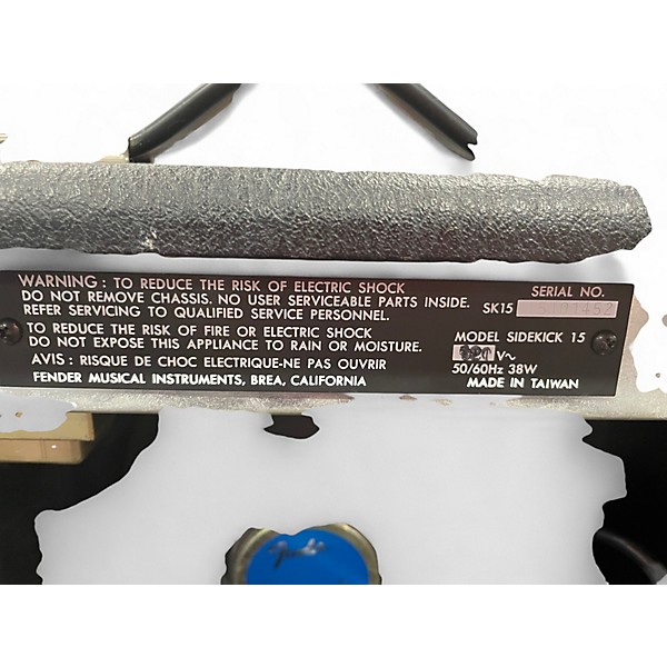 Used Fender sidekick 15 Guitar Combo Amp