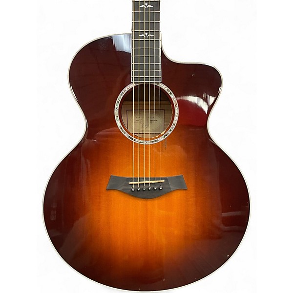 Used 2008 Taylor 615CE Tobacco Sunburst Acoustic Electric Guitar