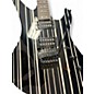 Used Schecter Guitar Research Synyster Gates Signature Standard Black Pinstripes Solid Body Electric Guitar
