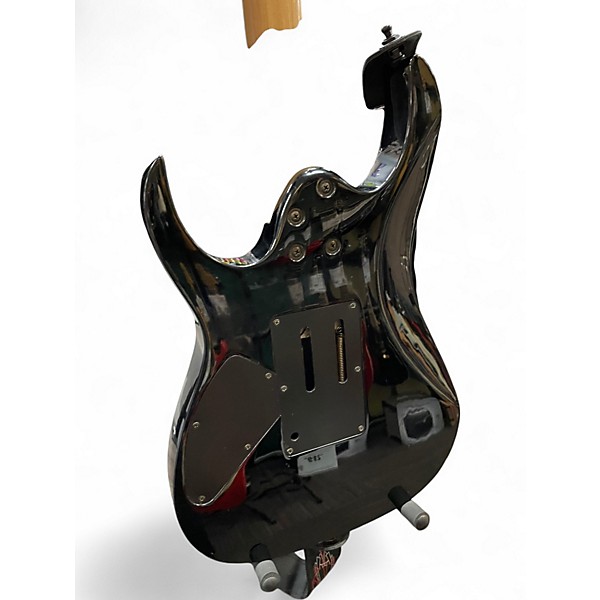 Used Ibanez rg370dxgp Black, White, Red, and Tan Solid Body Electric Guitar