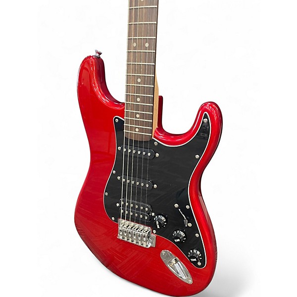 Used Squier Affinity Stratocaster Red Solid Body Electric Guitar