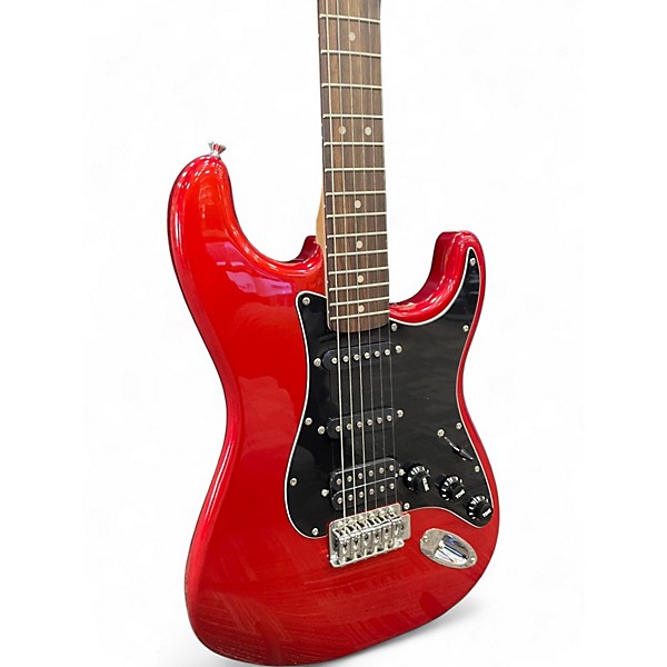 Used Squier Affinity Stratocaster Red Solid Body Electric Guitar