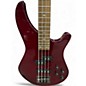 Used Mitchell MB200 Blood Red Electric Bass Guitar