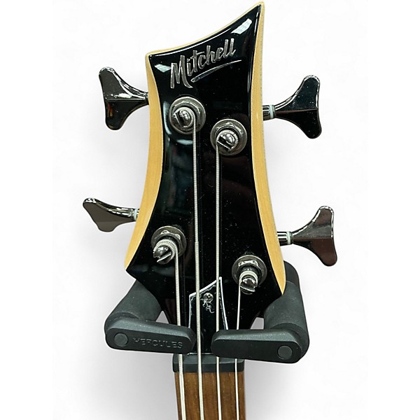 Used Mitchell MB200 Blood Red Electric Bass Guitar