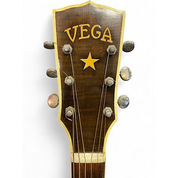 Vintage 1940s Vega C-66 Sunburst Acoustic Guitar