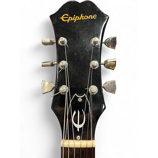 Vintage 1970s Epiphone Grenada Sunburst Hollow Body Electric Guitar