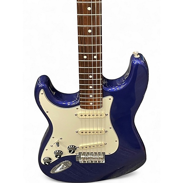 Used Fender Standard Stratocaster LH Blue Electric Guitar