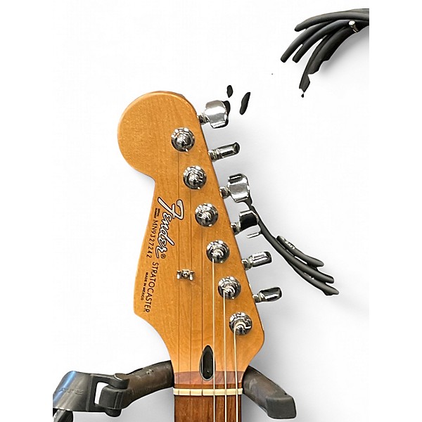 Used Fender Standard Stratocaster LH Blue Electric Guitar