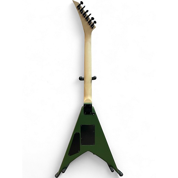 Used Jackson JS32 King V ARMY GREEN MATTE Solid Body Electric Guitar