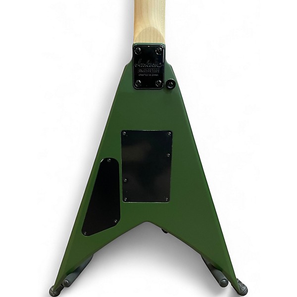 Used Jackson JS32 King V ARMY GREEN MATTE Solid Body Electric Guitar