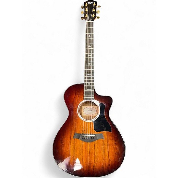 Used Taylor 222-CE-K DLX SHADED EDGE BURST Acoustic Electric Guitar