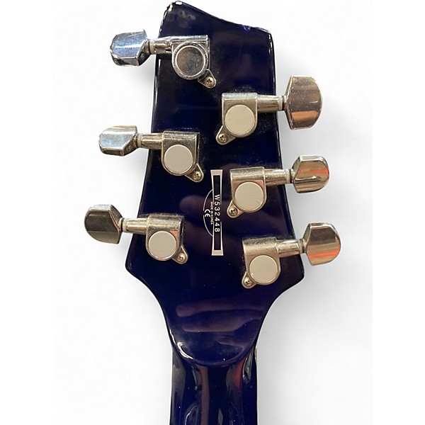 Used Ibanez SZ520QM BBL STANDARD BRIGHT BLUE Solid Body Electric Guitar