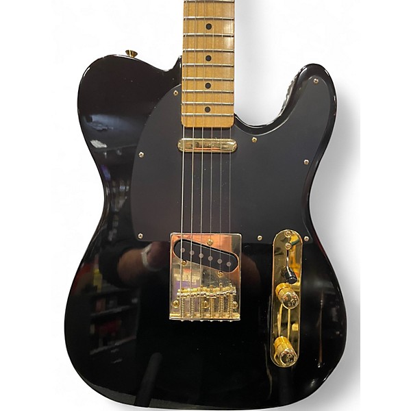 Used Samick TO320-BK Telecaster Style Black Solid Body Electric Guitar