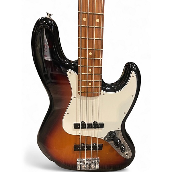 Used Fender Player Jazz Bass 2 Color Sunburst Electric Bass Guitar