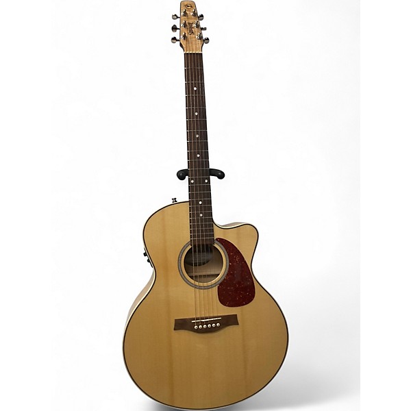 Used Seagull Performer CW Mini Jumbo HG Presys II Natural Acoustic Guitar