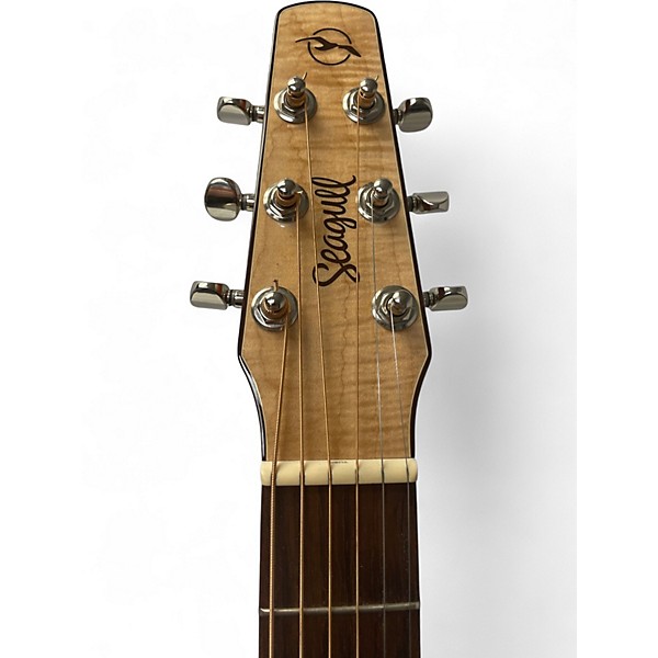 Used Seagull Performer CW Mini Jumbo HG Presys II Natural Acoustic Guitar