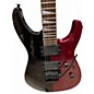 Used Jackson Dinky DXMG Black and Red Sparkle Solid Body Electric Guitar
