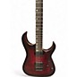Used Harley Benton PRO SERIES H3 Crimson Red Trans Solid Body Electric Guitar