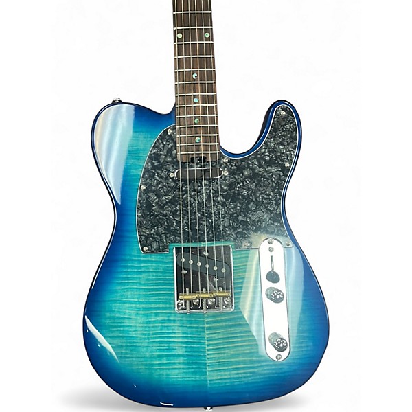 Used Firefly PURE SERIES TELE STYLE Blue Burst Solid Body Electric Guitar