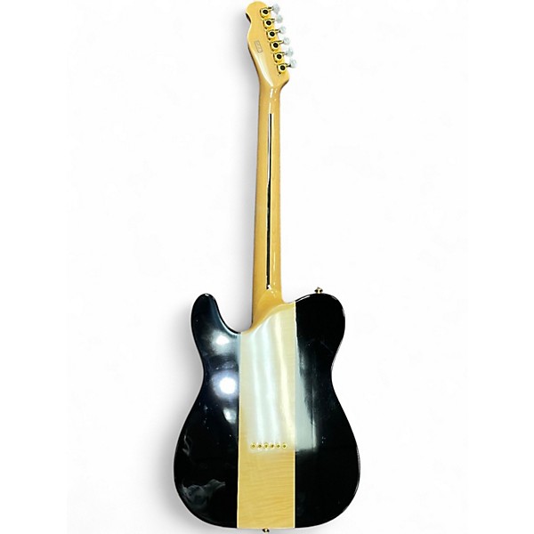 Used Zuwei CUSTOMSHOP SERIES Black and Gold Solid Body Electric Guitar