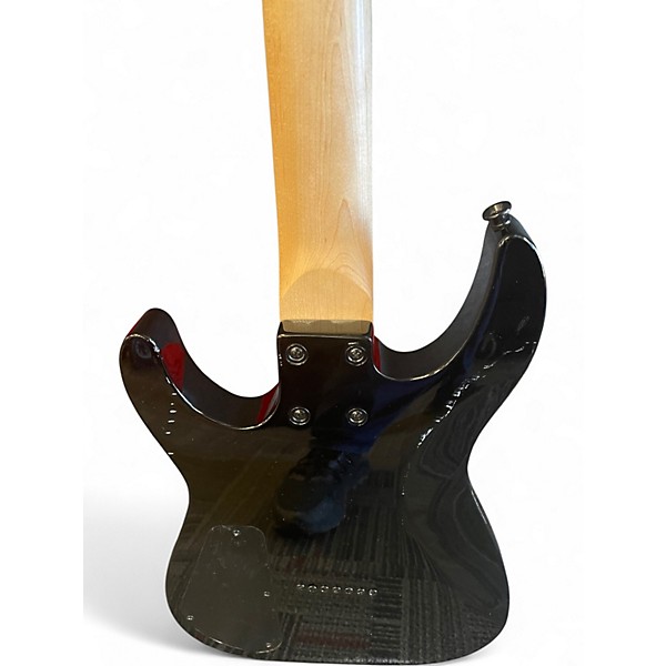 Used Jackson JS22-7 Dinky 7 String Black Solid Body Electric Guitar