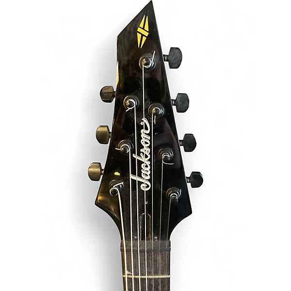 Used Jackson JS22-7 Dinky 7 String Black Solid Body Electric Guitar