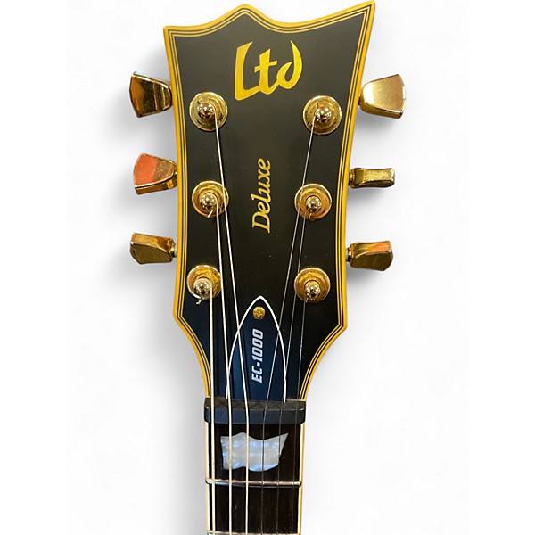 Used ESP LTD EC1000 Satin Black Solid Body Electric Guitar