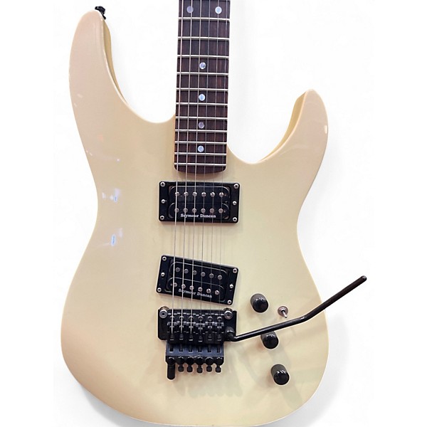 Used Kramer Pacer Imperial Cream Solid Body Electric Guitar