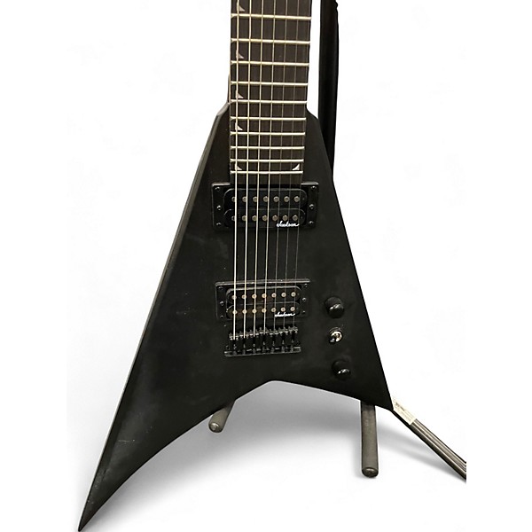 Used Jackson JS22-7 RR HT Black Solid Body Electric Guitar