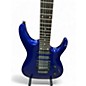 Used Kramer Striker 211 Reverse Headstock Blue Solid Body Electric Guitar