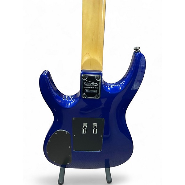 Used Kramer Striker 211 Reverse Headstock Blue Solid Body Electric Guitar