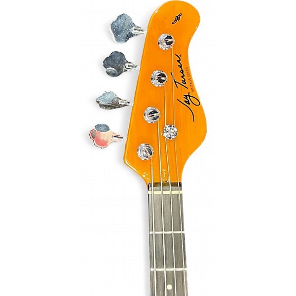 Used Jay Turser Vintage Series 410C Black Electric Bass Guitar