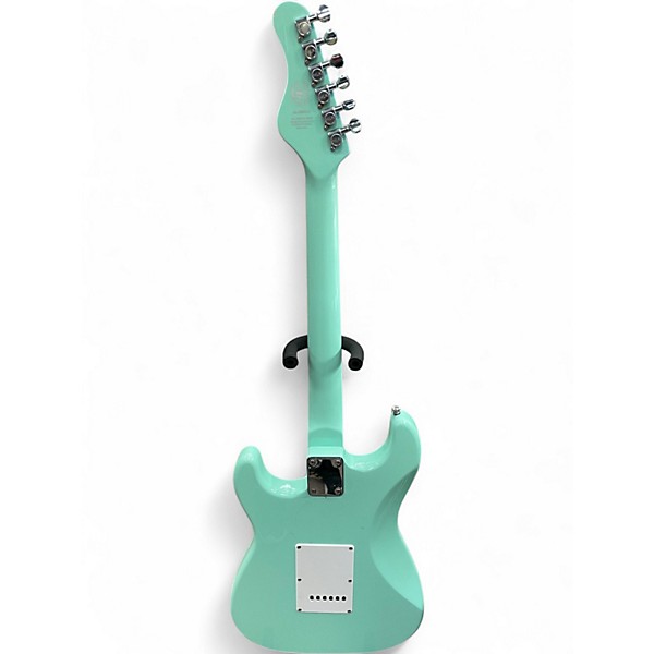 Used HardLuck Kings Bombshell Teal Solid Body Electric Guitar