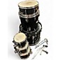 Used Pearl 6 Piece Export Black Drum Kit