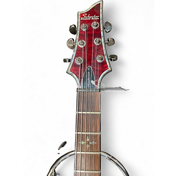 Used Schecter Guitar Research Hellraiser C1 Red Solid Body Electric Guitar