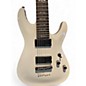 Used Schecter Guitar Research Demon 7 String White Solid Body Electric Guitar