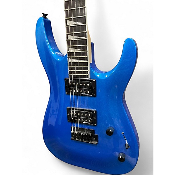 Used Jackson JS22 Dinky Metallic Blue Solid Body Electric Guitar