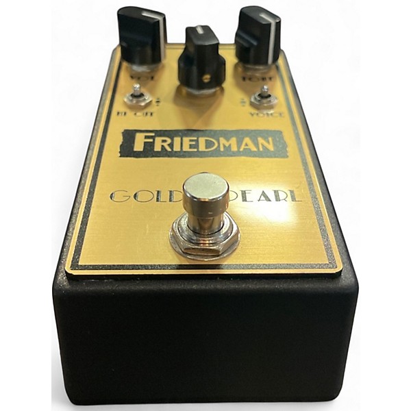 Used Friedman Golden Pearl Overdrive Effect Pedal