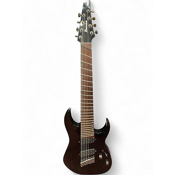 Used Ibanez RGMS8 Black Electric Bass Guitar