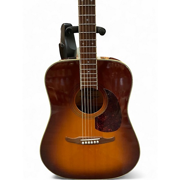 Used Fender MALIBU Sunburst Acoustic Guitar