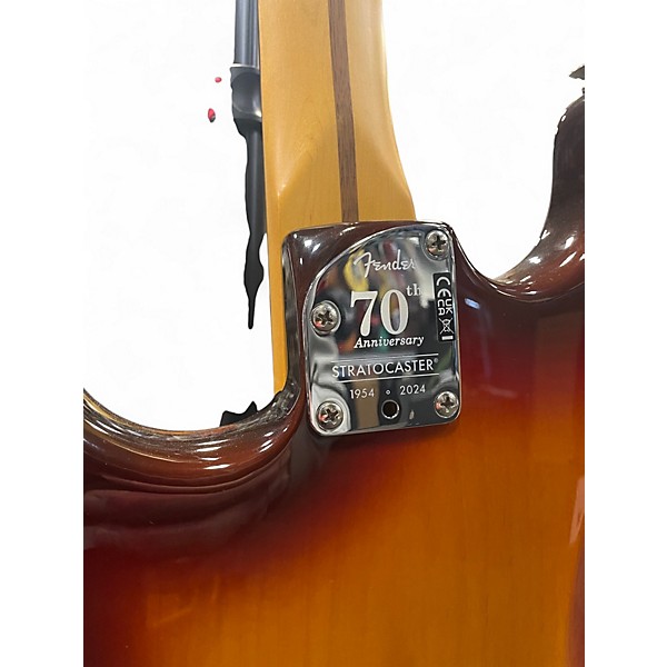 Used Fender 70th Anniversary Stratocaster Tobacco Sunburst Solid Body Electric Guitar