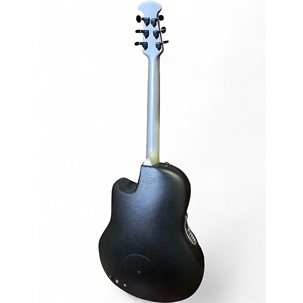 Used Ovation Celebrity 54i Silver Acoustic Electric Guitar