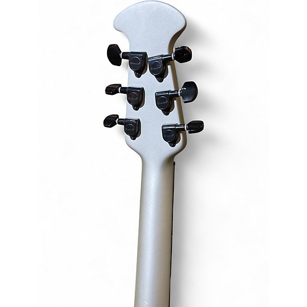 Used Ovation Celebrity 54i Silver Acoustic Electric Guitar