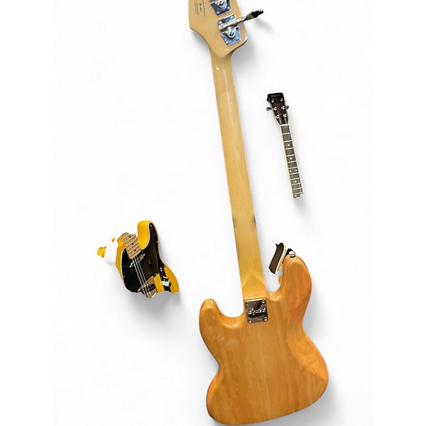 Used Squier Classic Vibe 70s Jazz Bass Natural Electric Bass Guitar