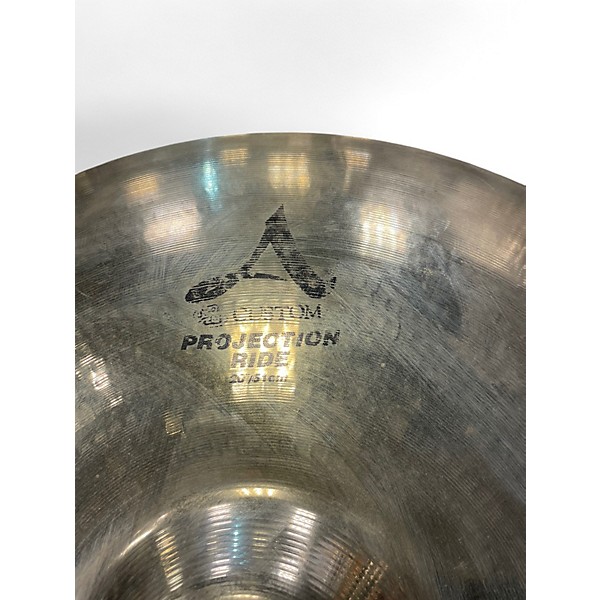 Used Zildjian 20in A Custom Projection Ride Cymbal