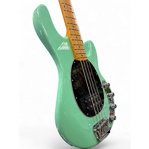 Used Ernie Ball Music Man Stingray 3 EQ H Mint Green Electric Bass Guitar