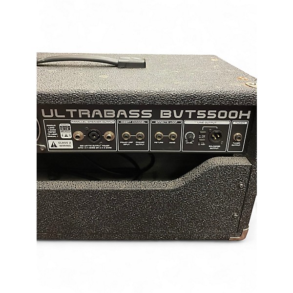 Used Behringer Ultrabass BVT5500H 550W Bass Amp Head