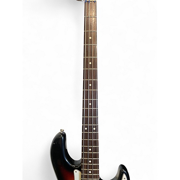 Used 2004 Fender Roscoe Beck IV 4 String Signature Jazz Bass 3 Color Sunburst Electric Bass Guitar