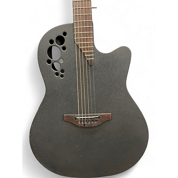 Used Ovation 1778TX-5 Elite Black Acoustic Electric Guitar